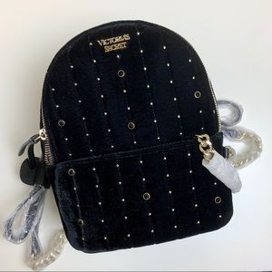 Velvet mini backpack